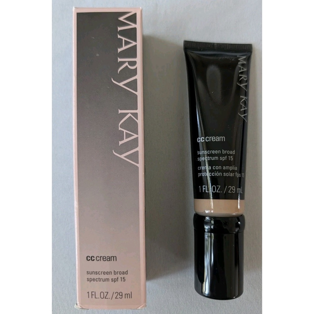 Mary Kay CC Cream Sunscreen Broad Spectrum SPF 15 1 FL OZ / 29ml NIB